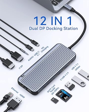 OmniDock 12-in-1 USB-C Hub Station
