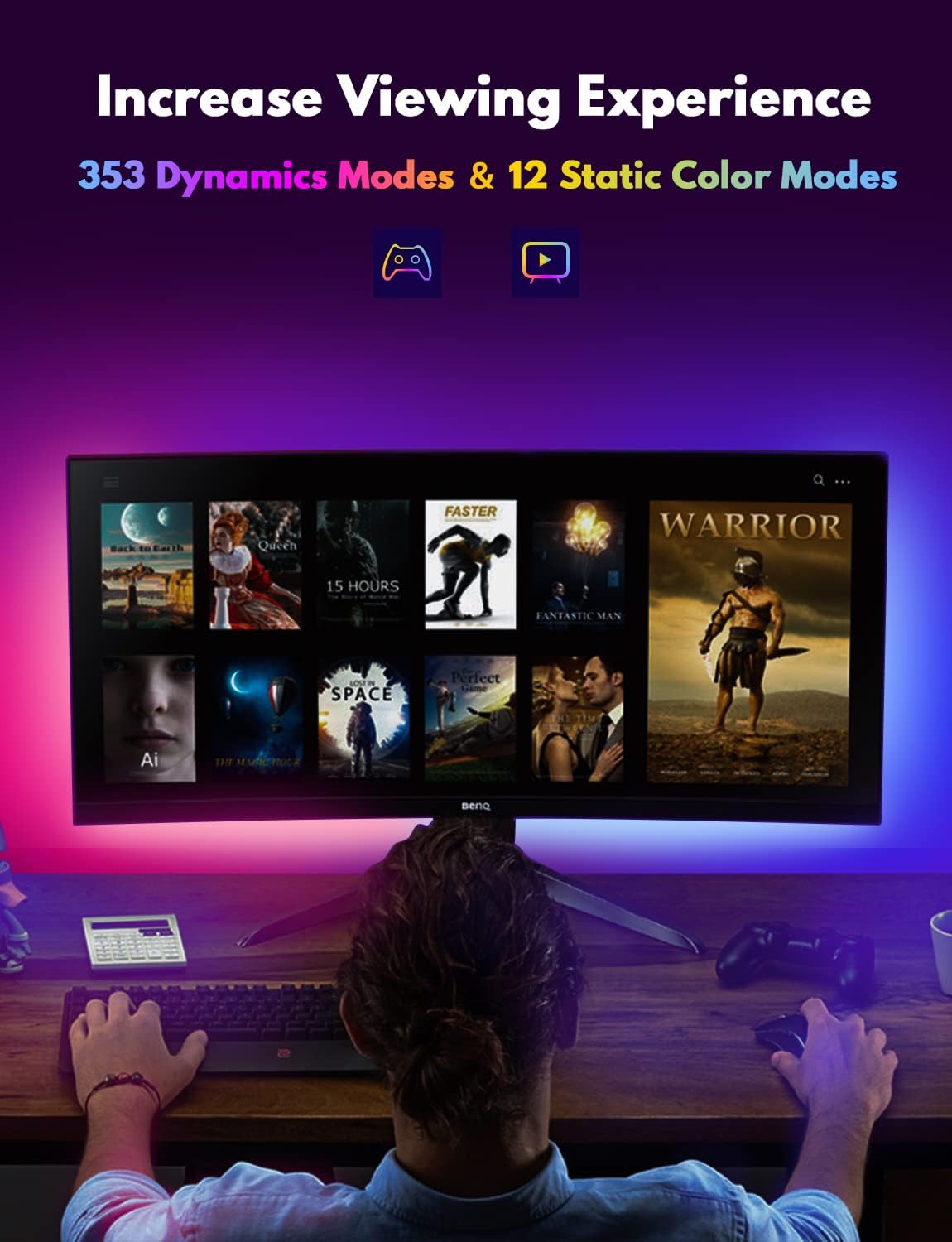 AuraDesk RGB Ambient Lighting Kit