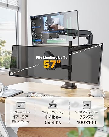 Deskify Modular Monitor Arm Duo